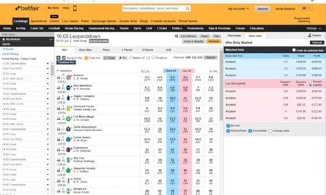 trading on betfair